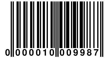 0 000010 009987