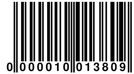 0 000010 013809