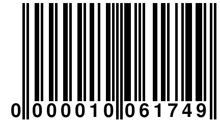 0 000010 061749