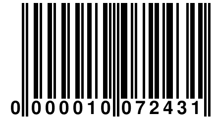 0 000010 072431