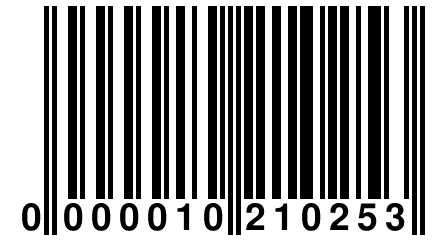 0 000010 210253