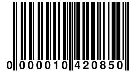 0 000010 420850