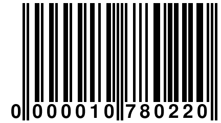 0 000010 780220