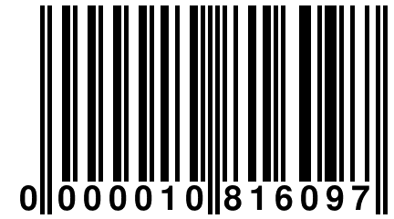 0 000010 816097