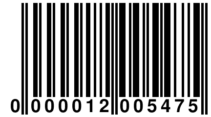 0 000012 005475