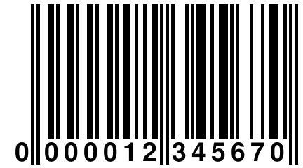 0 000012 345670