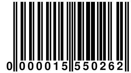 0 000015 550262