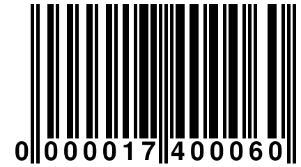 0 000017 400060