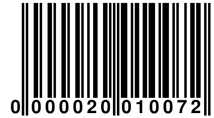 0 000020 010072