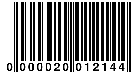 0 000020 012144