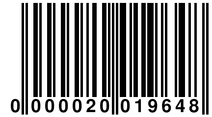 0 000020 019648