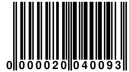 0 000020 040093