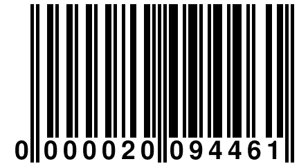 0 000020 094461