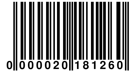 0 000020 181260