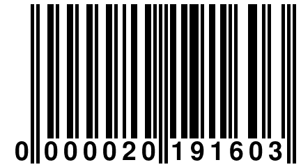 0 000020 191603