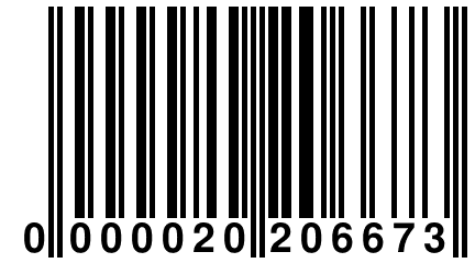 0 000020 206673