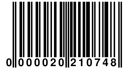 0 000020 210748