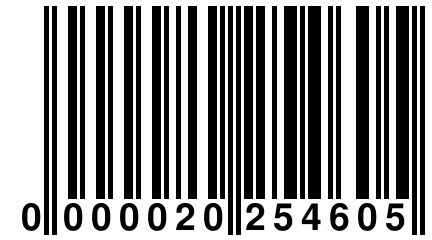 0 000020 254605