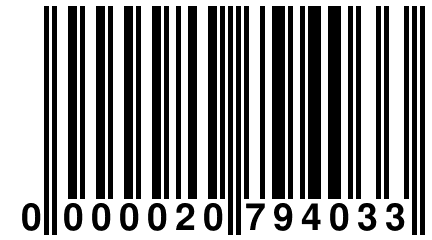 0 000020 794033