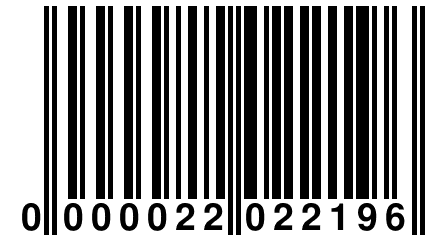 0 000022 022196