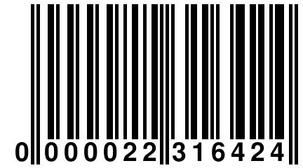 0 000022 316424