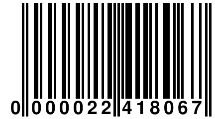 0 000022 418067