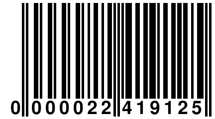 0 000022 419125