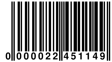 0 000022 451149