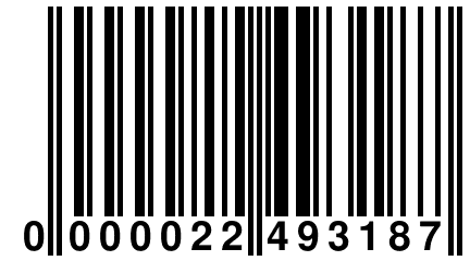 0 000022 493187