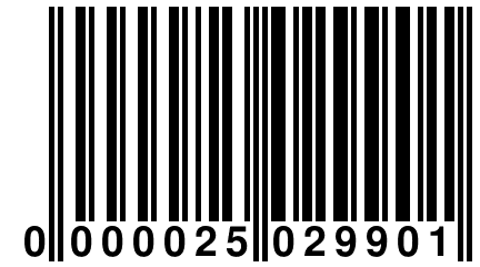 0 000025 029901