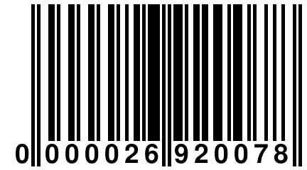 0 000026 920078