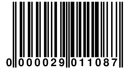 0 000029 011087