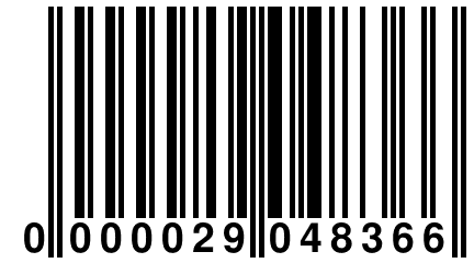 0 000029 048366