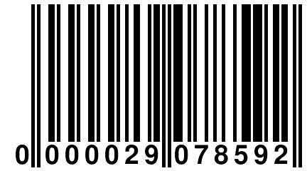 0 000029 078592