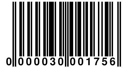 0 000030 001756