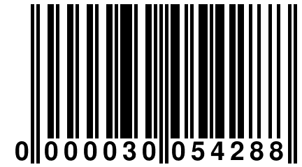 0 000030 054288