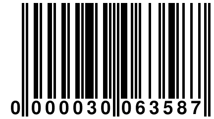 0 000030 063587