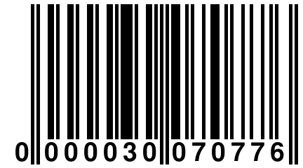 0 000030 070776