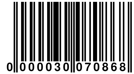 0 000030 070868