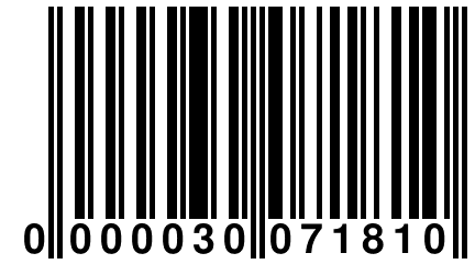 0 000030 071810