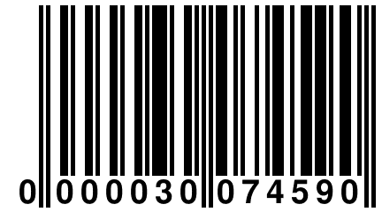 0 000030 074590