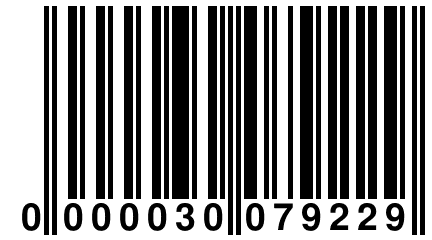 0 000030 079229