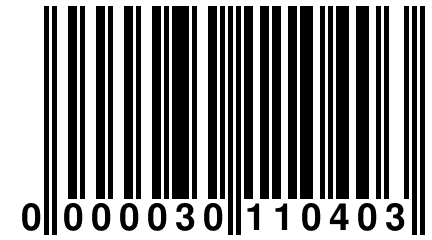 0 000030 110403