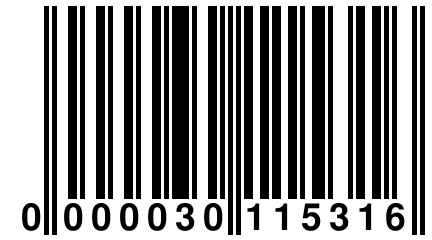 0 000030 115316