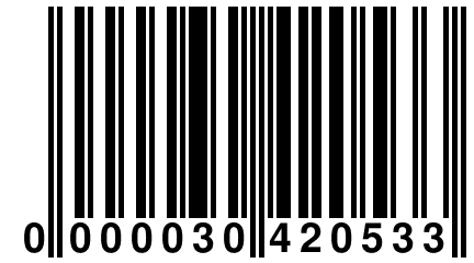 0 000030 420533