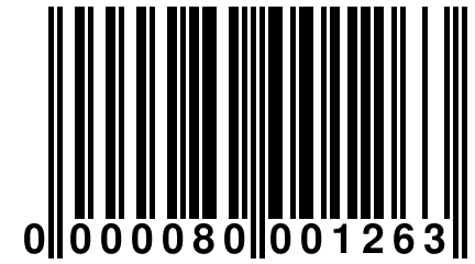 0 000080 001263