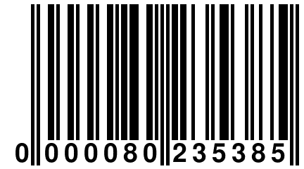 0 000080 235385