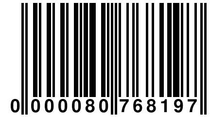 0 000080 768197