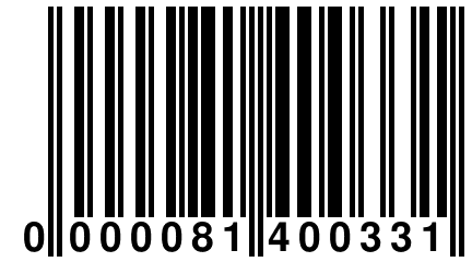 0 000081 400331