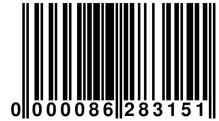 0 000086 283151